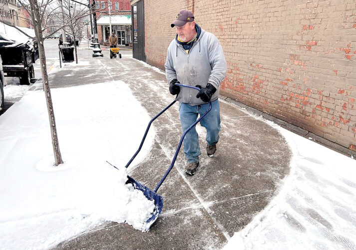 Shoveling Monday Morning Snow News, Sports, Jobs The Intermountain